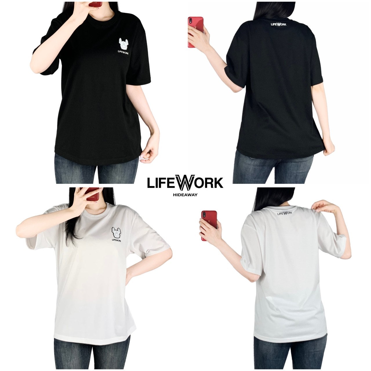 라이프 실리콘 라독 와펜 반팔-