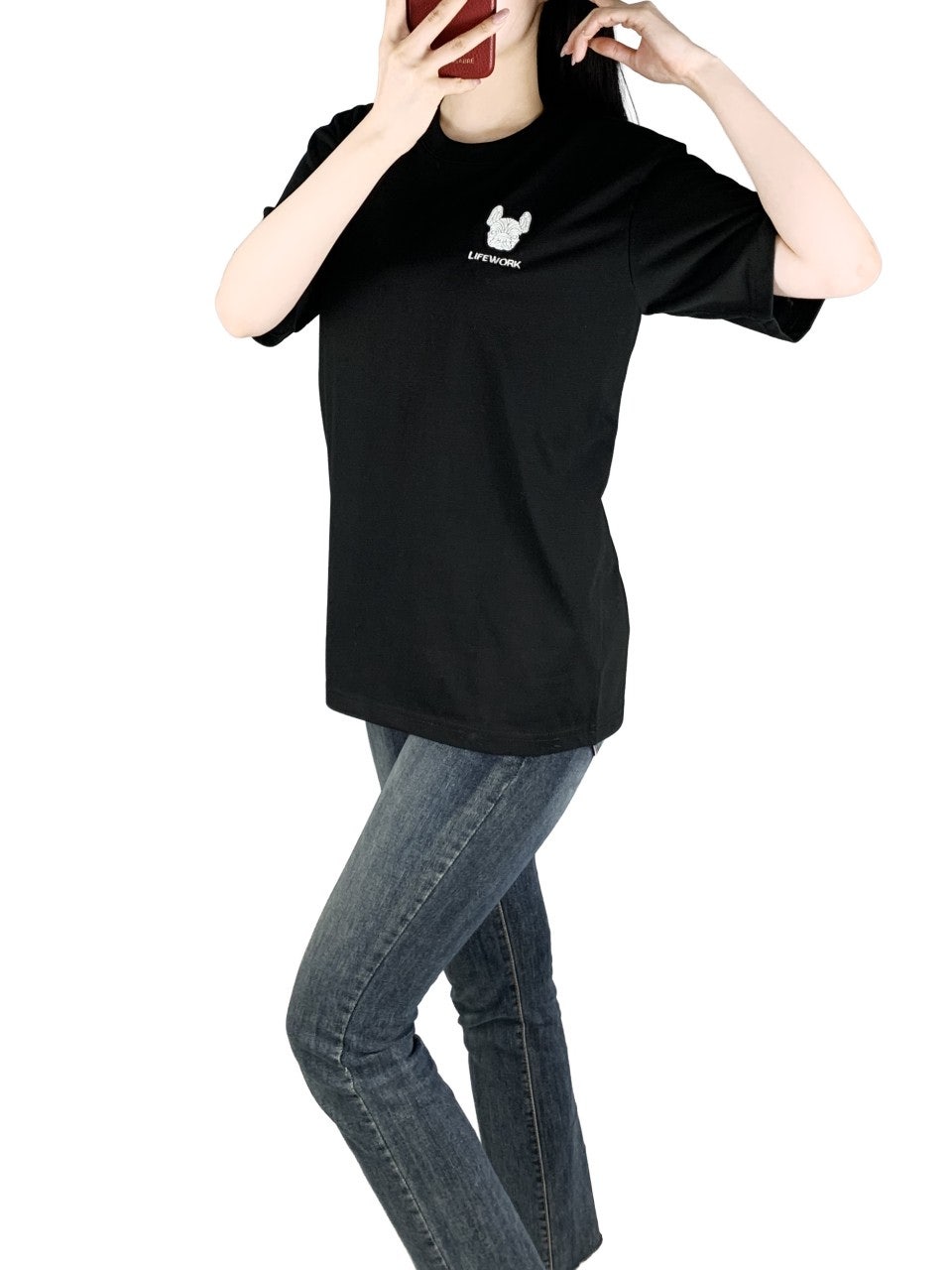 라이프 실리콘 라독 와펜 반팔-