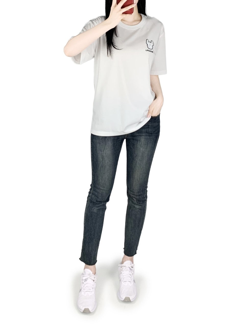 라이프 실리콘 라독 와펜 반팔-