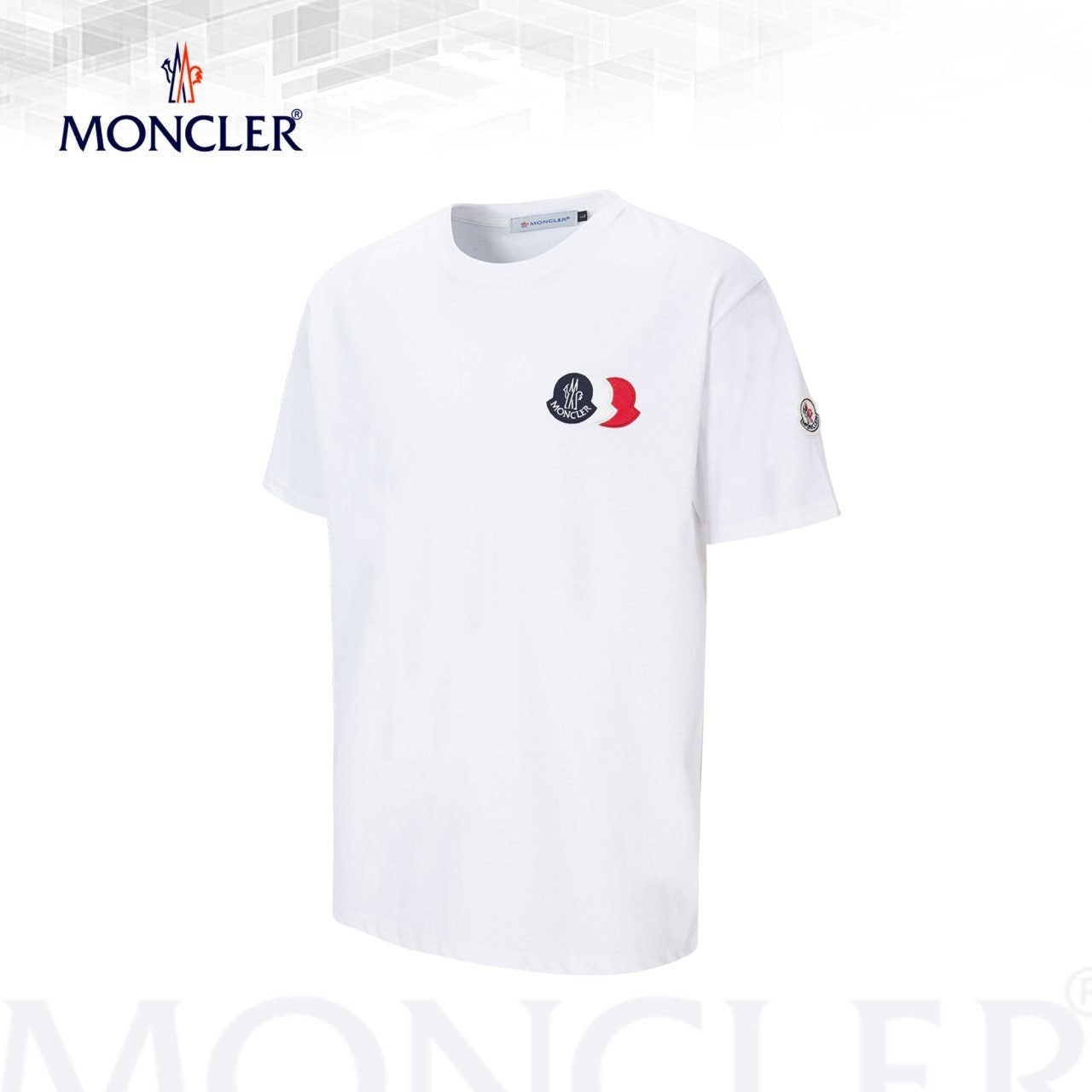 몽클 트리플로고 CP 반팔