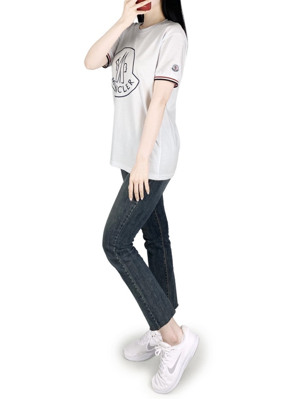 몽클 오버핏 반팔