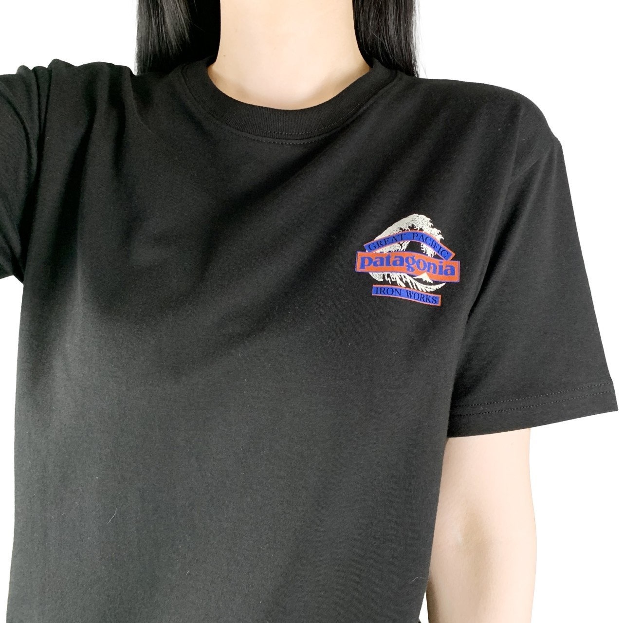 파타 스판 파도 반팔