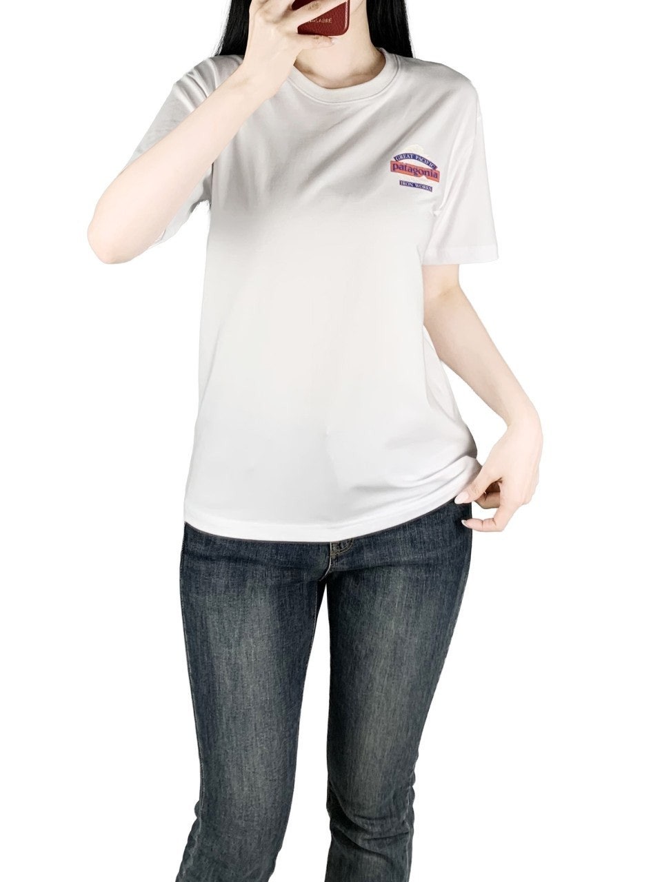 파타 스판 파도 반팔