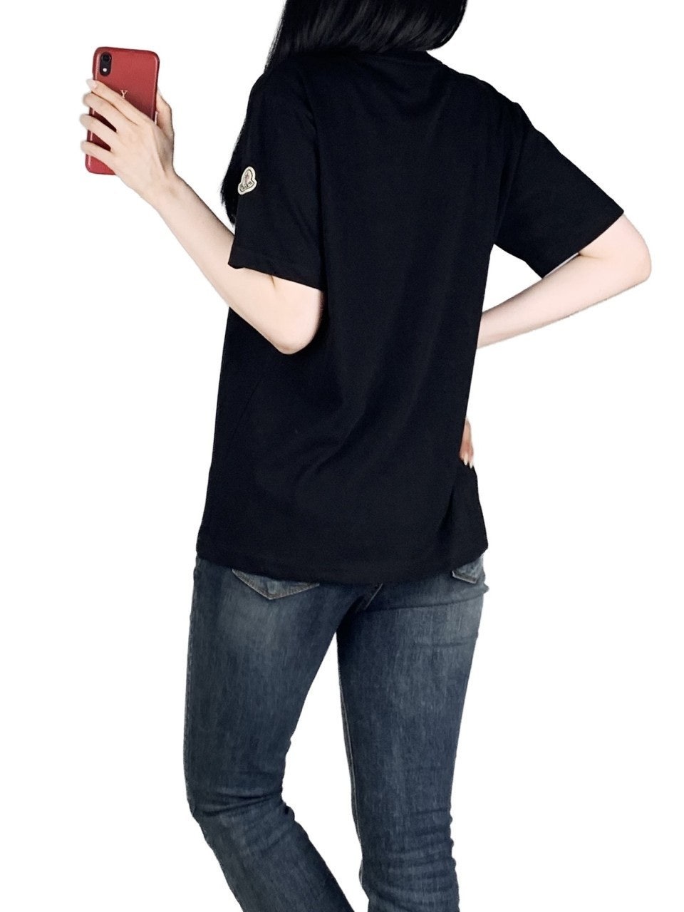 몽클 엠보로고 반팔