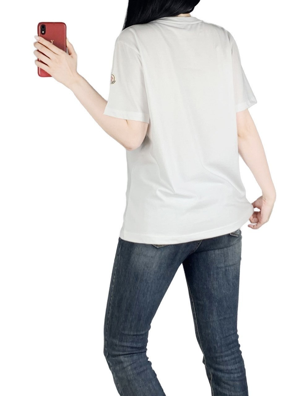 몽클 엠보로고 반팔