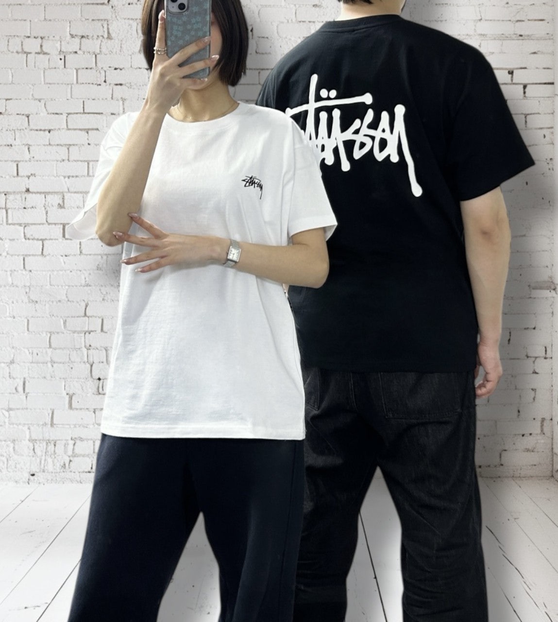 스투시 빅로고 반팔