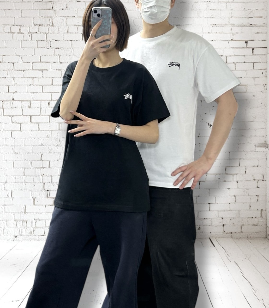 스투시 빅로고 반팔