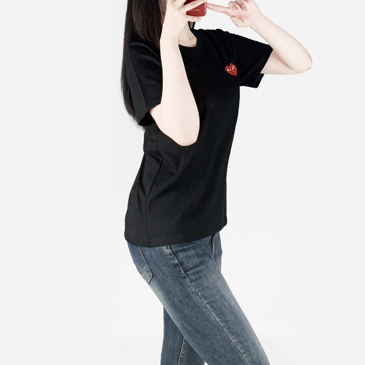 꼼데 기본 반팔