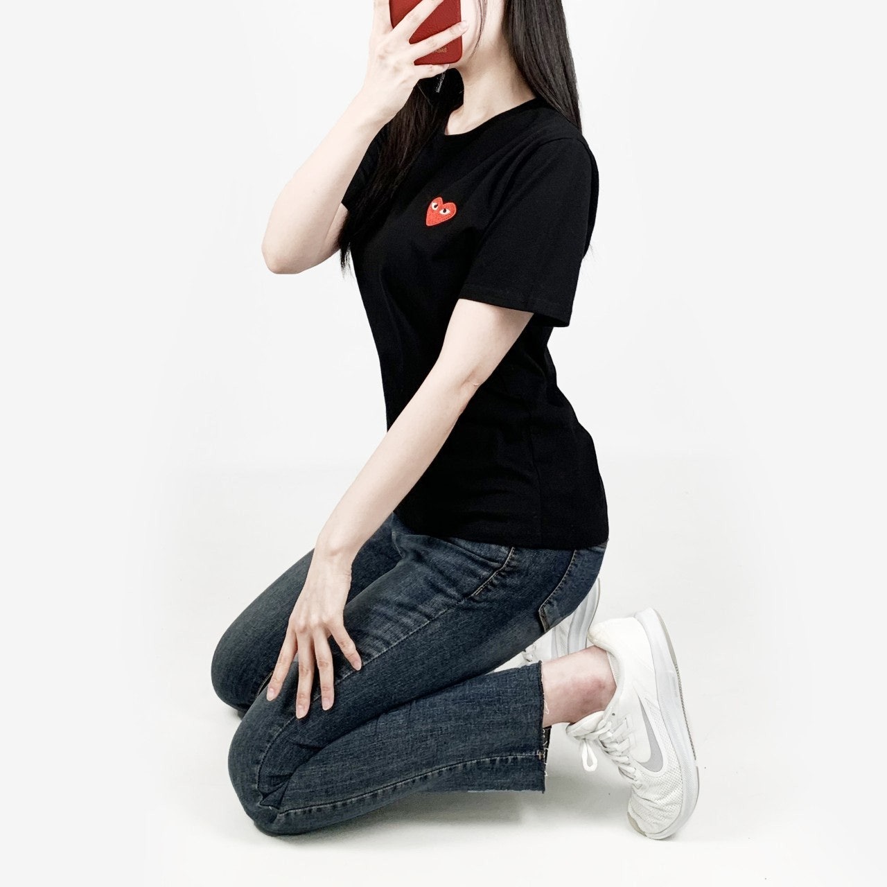 꼼데 기본 반팔