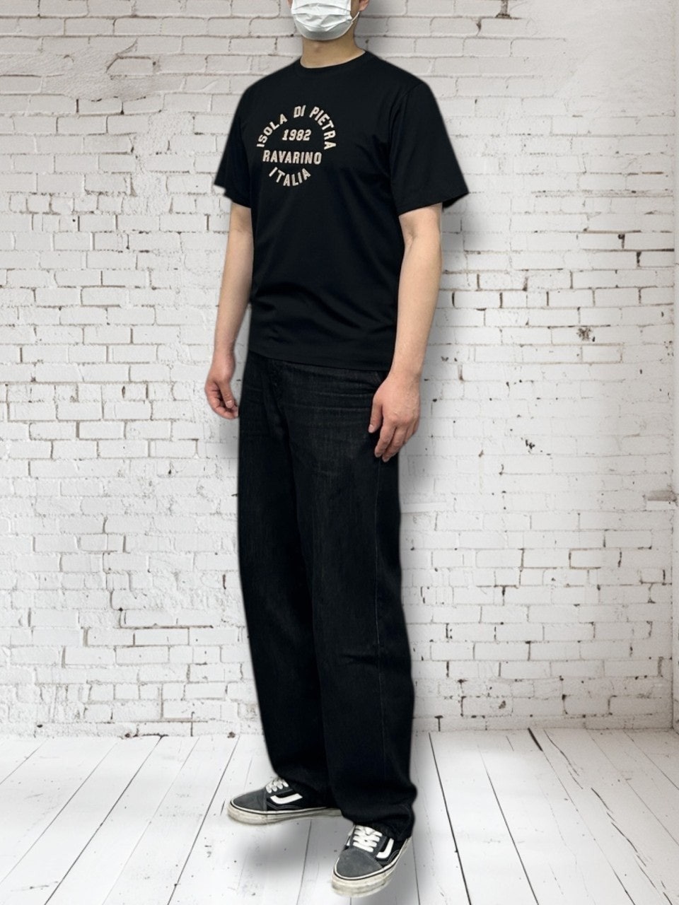 스톤 자수 반팔