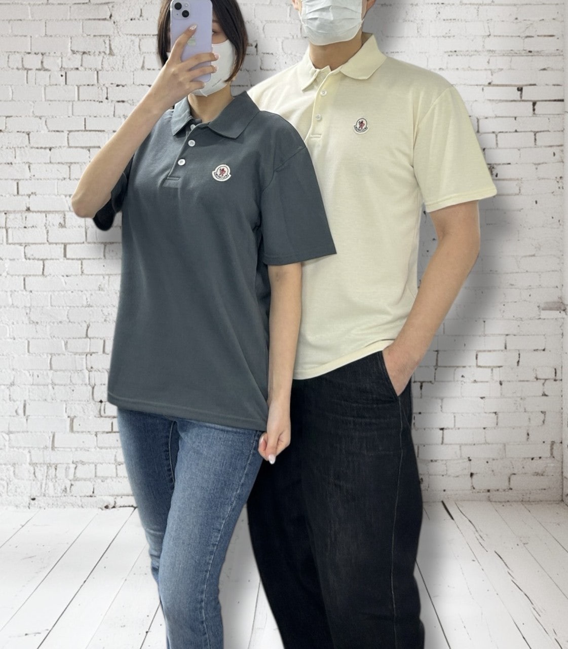 몽클 PK 카라 반팔