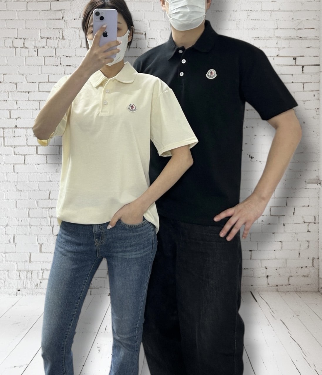 몽클 PK 카라 반팔