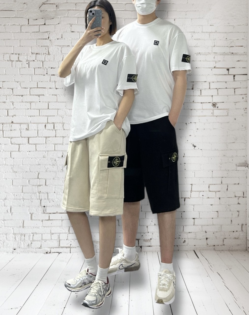 스톤 카고 반바지