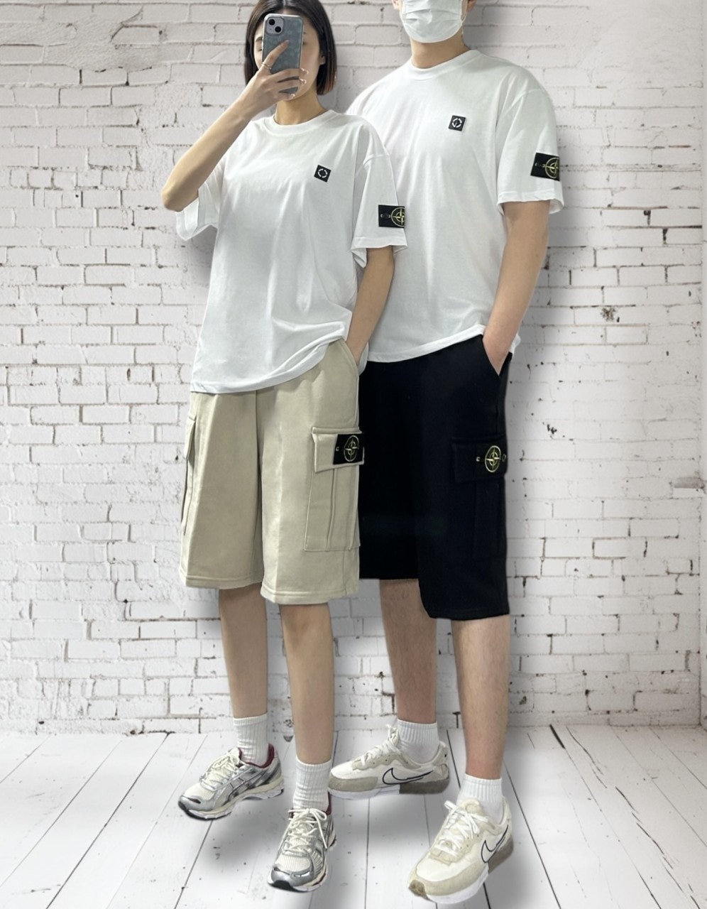 스톤 카고 반바지