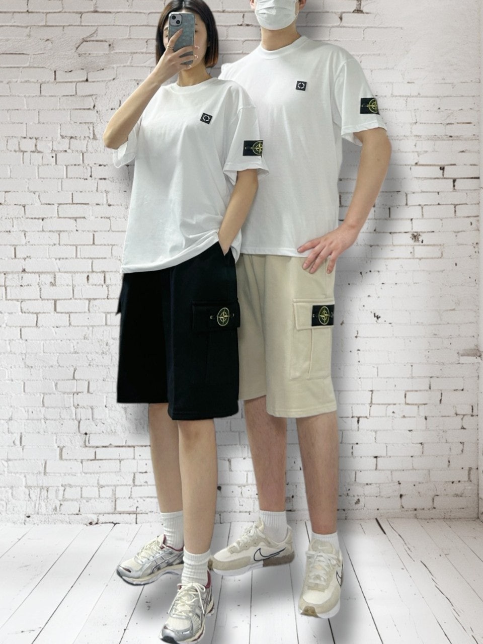 스톤 카고 반바지