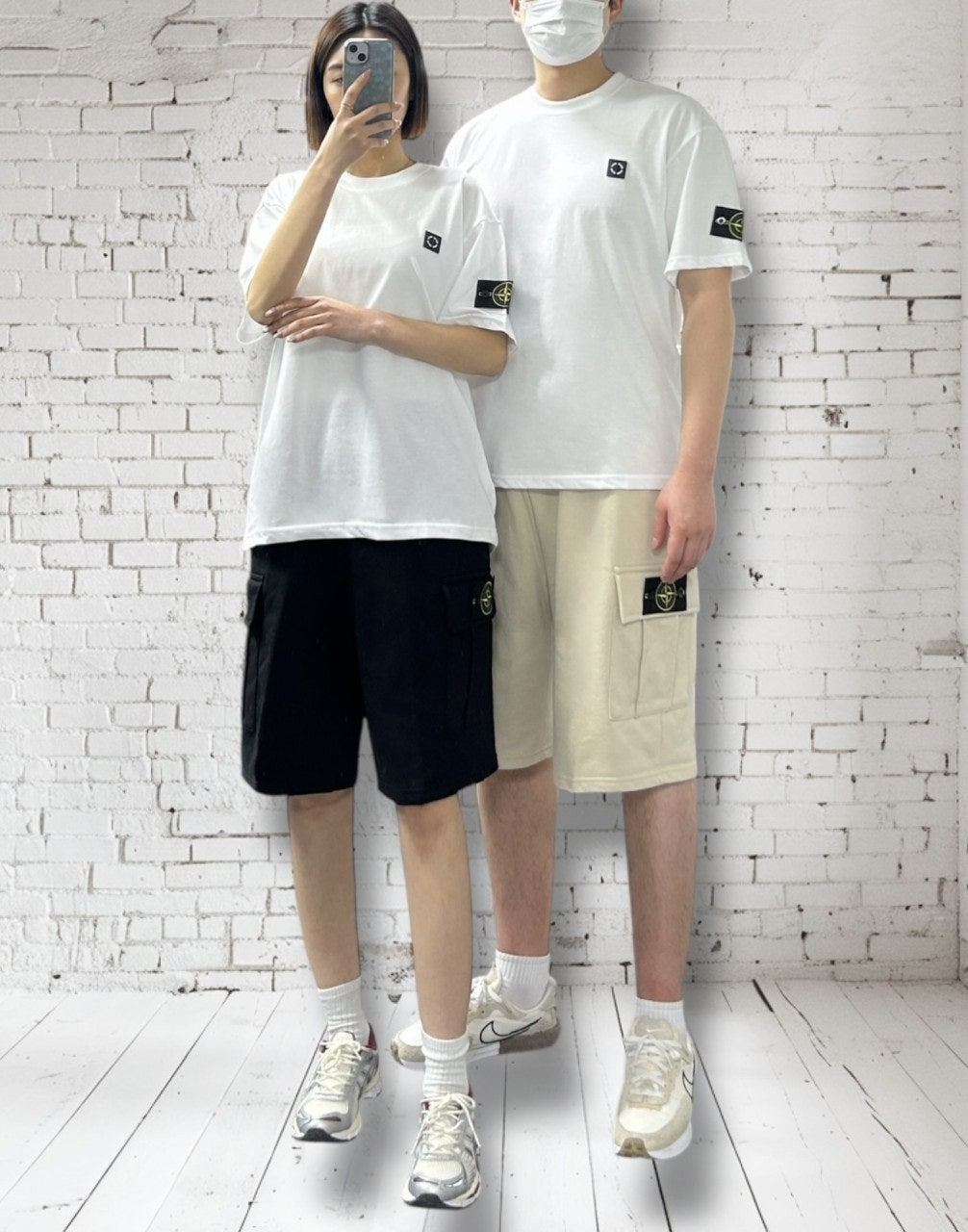 스톤 카고 반바지