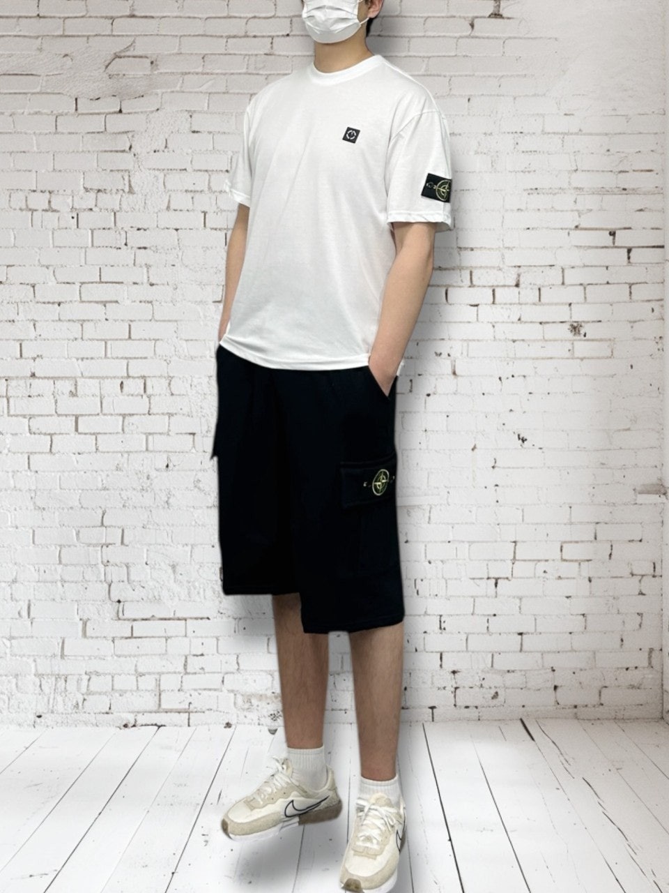 스톤 카고 반바지