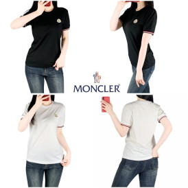 몽클 삼색칼라 기본 와펜 반팔