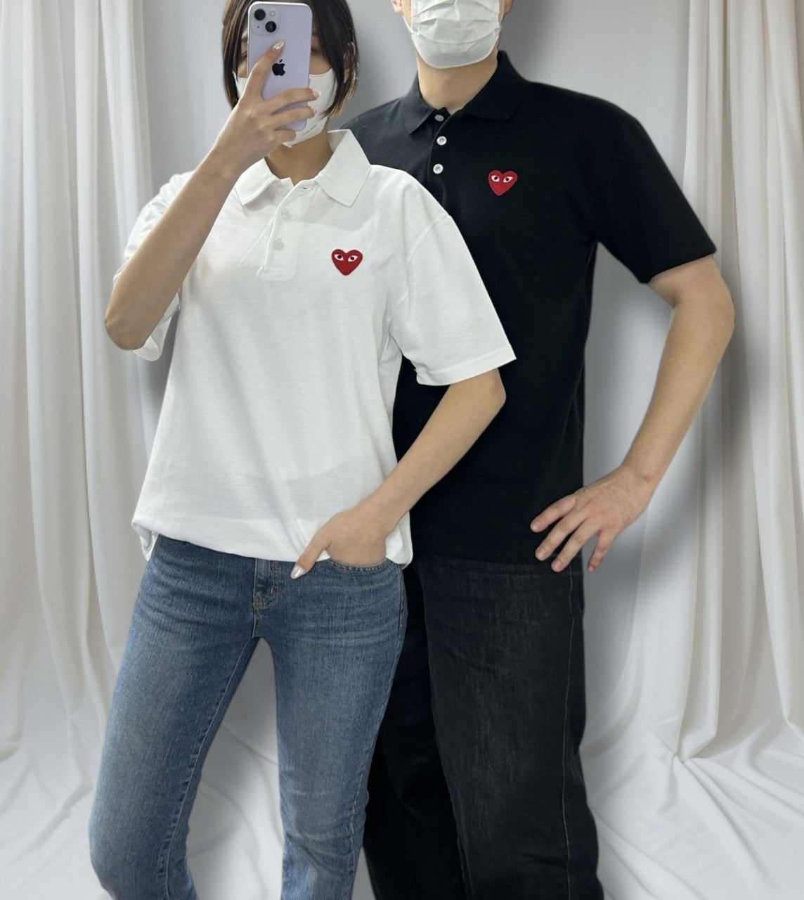 꼼데 PK 카라 반팔