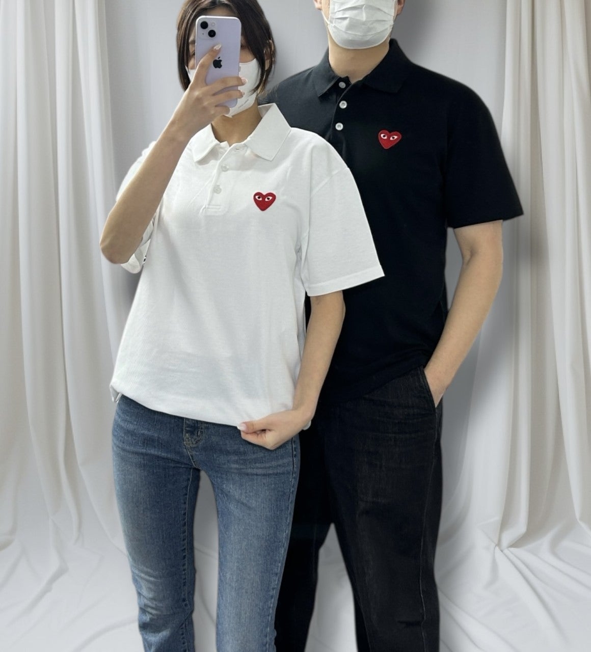 꼼데 PK 카라 반팔