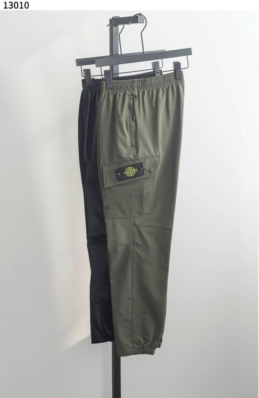 스톤 스판 카고바지