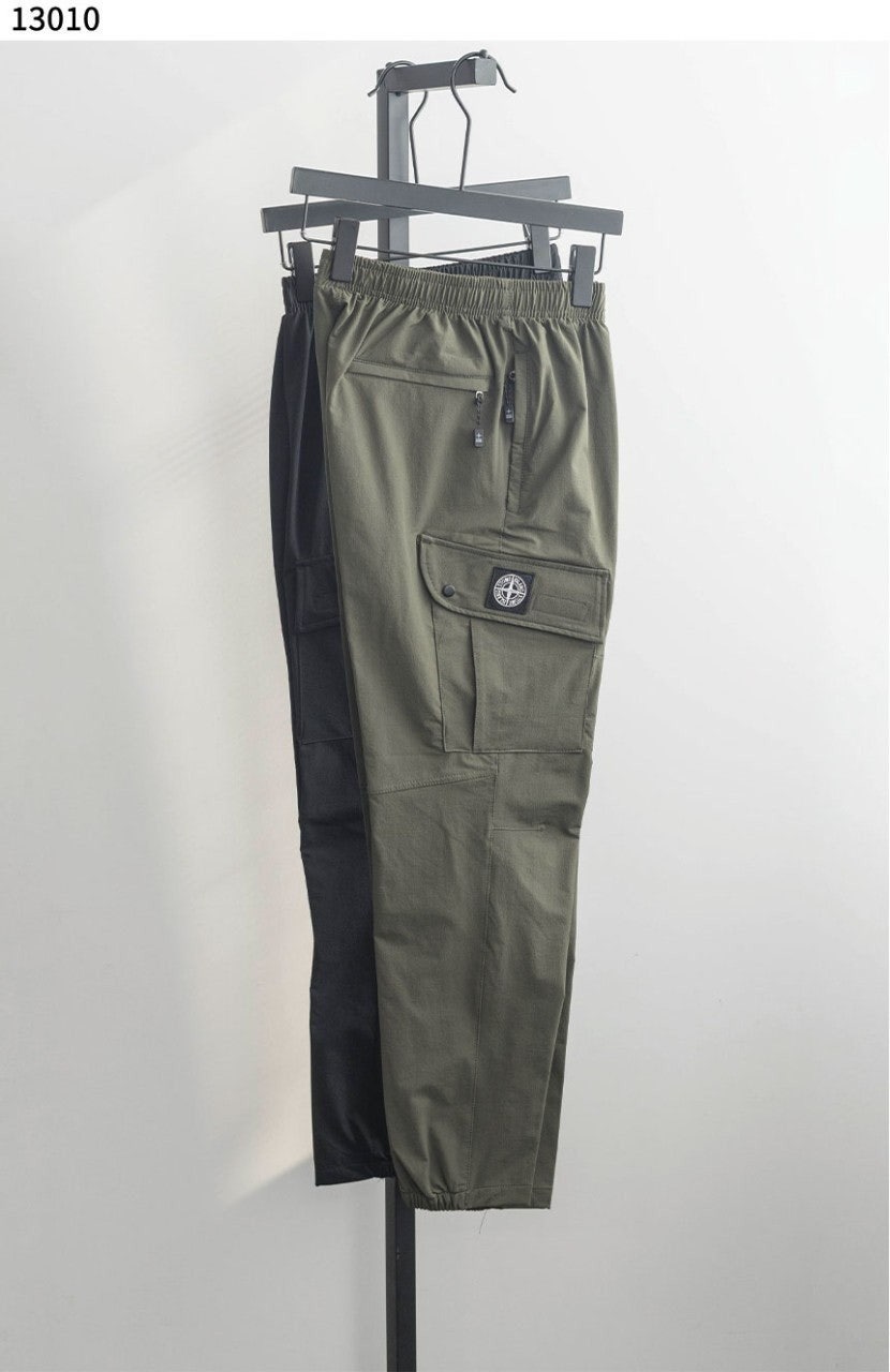 스톤 스판 카고바지