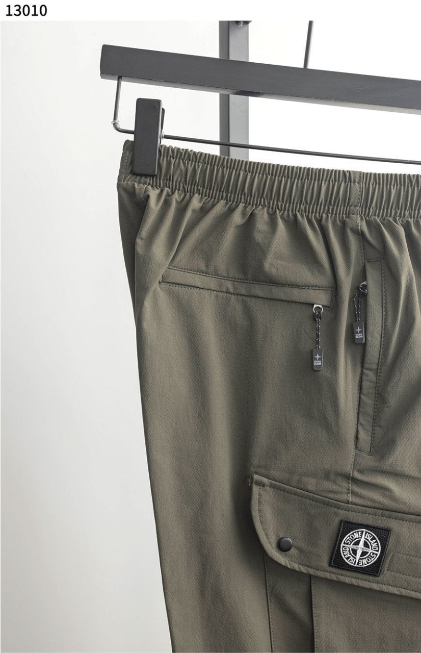 스톤 스판 카고바지