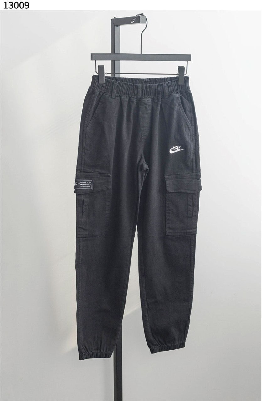 나키 면 스판 카고바지