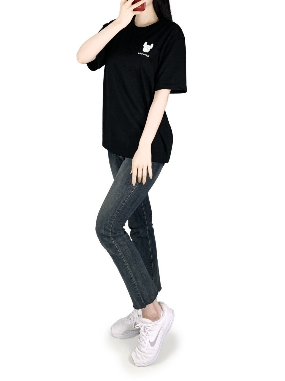 라이프 실리콘 라독 와펜 반팔