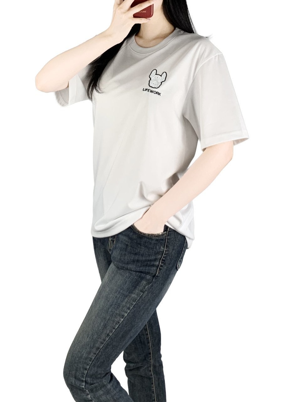 라이프 실리콘 라독 와펜 반팔