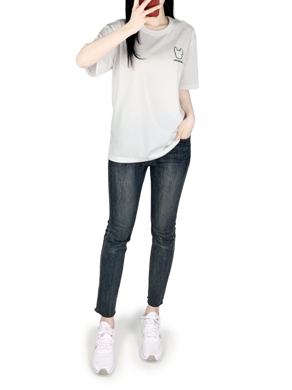 라이프 실리콘 라독 와펜 반팔