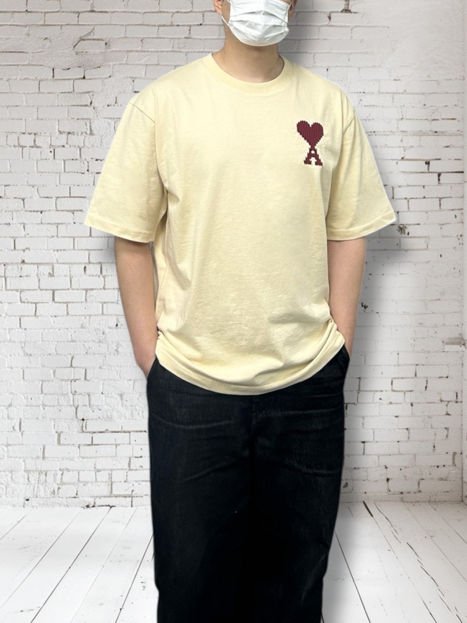 아미 빅로고 반팔