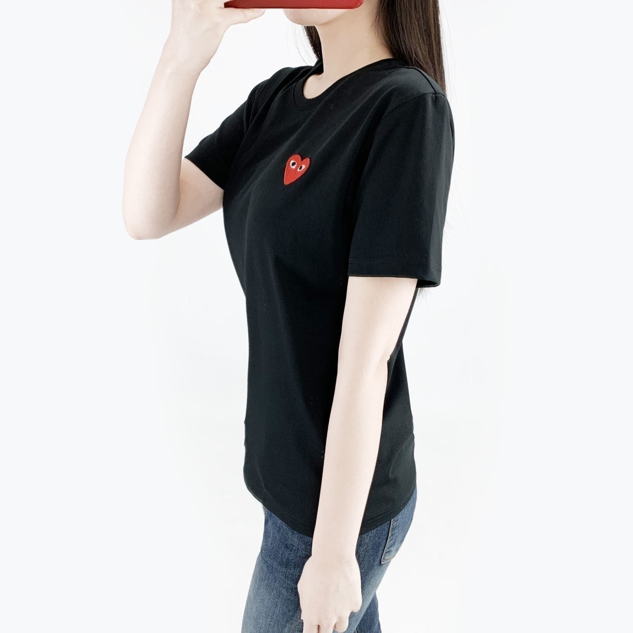 꼼데 레드와펜 반팔