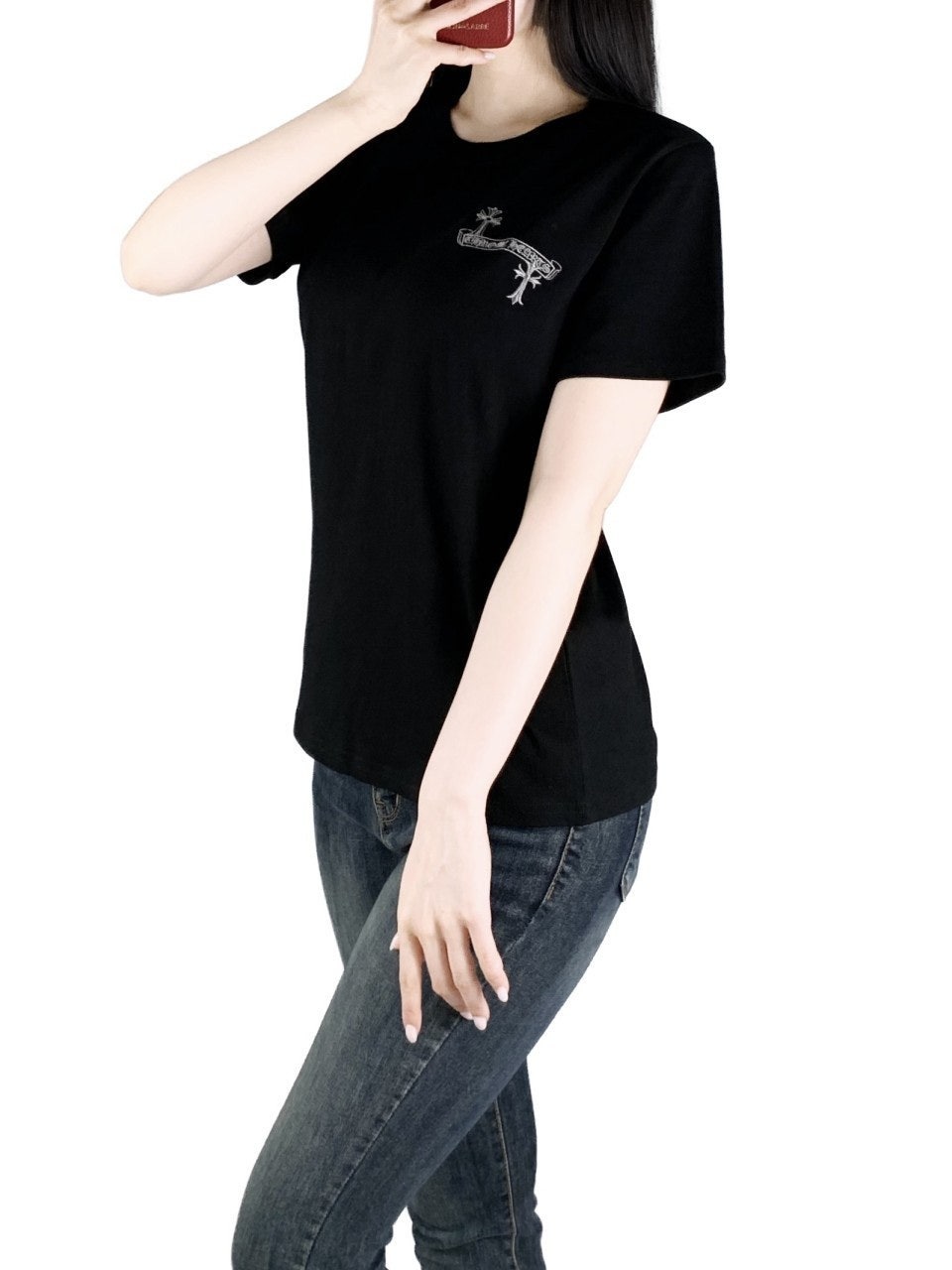 크롬 트리플 십자 반팔