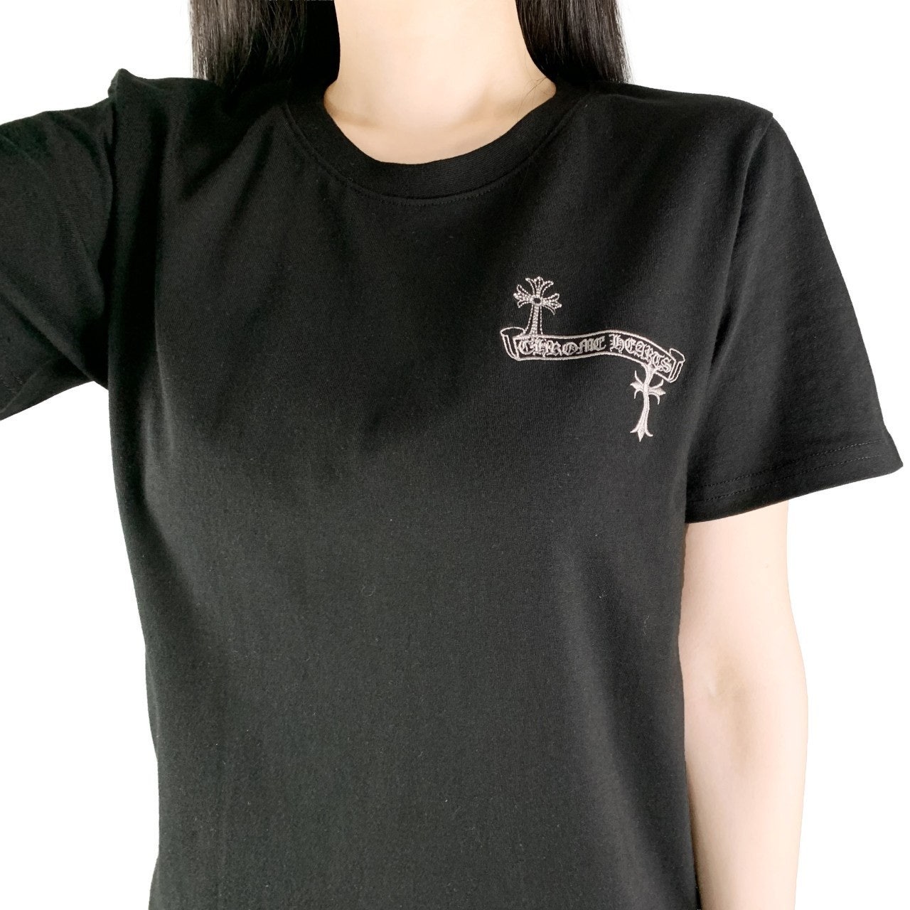 크롬 트리플 십자 반팔