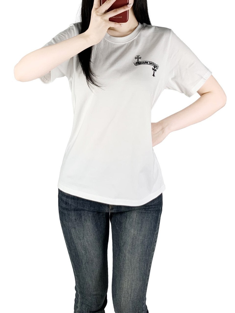 크롬 트리플 십자 반팔