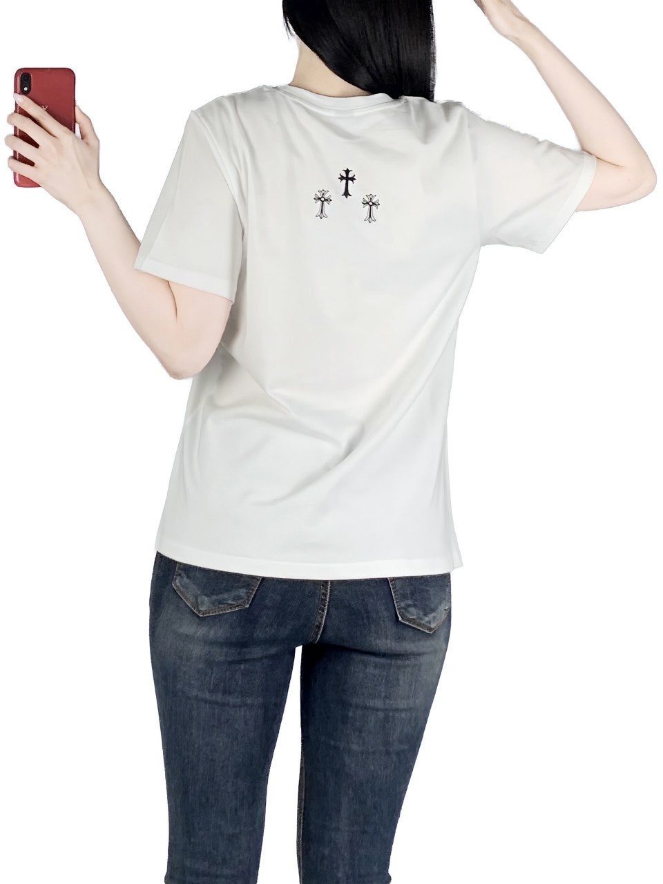 크롬 트리플 십자 반팔