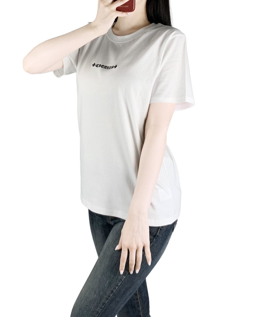 크롬 십자 원로고 반팔