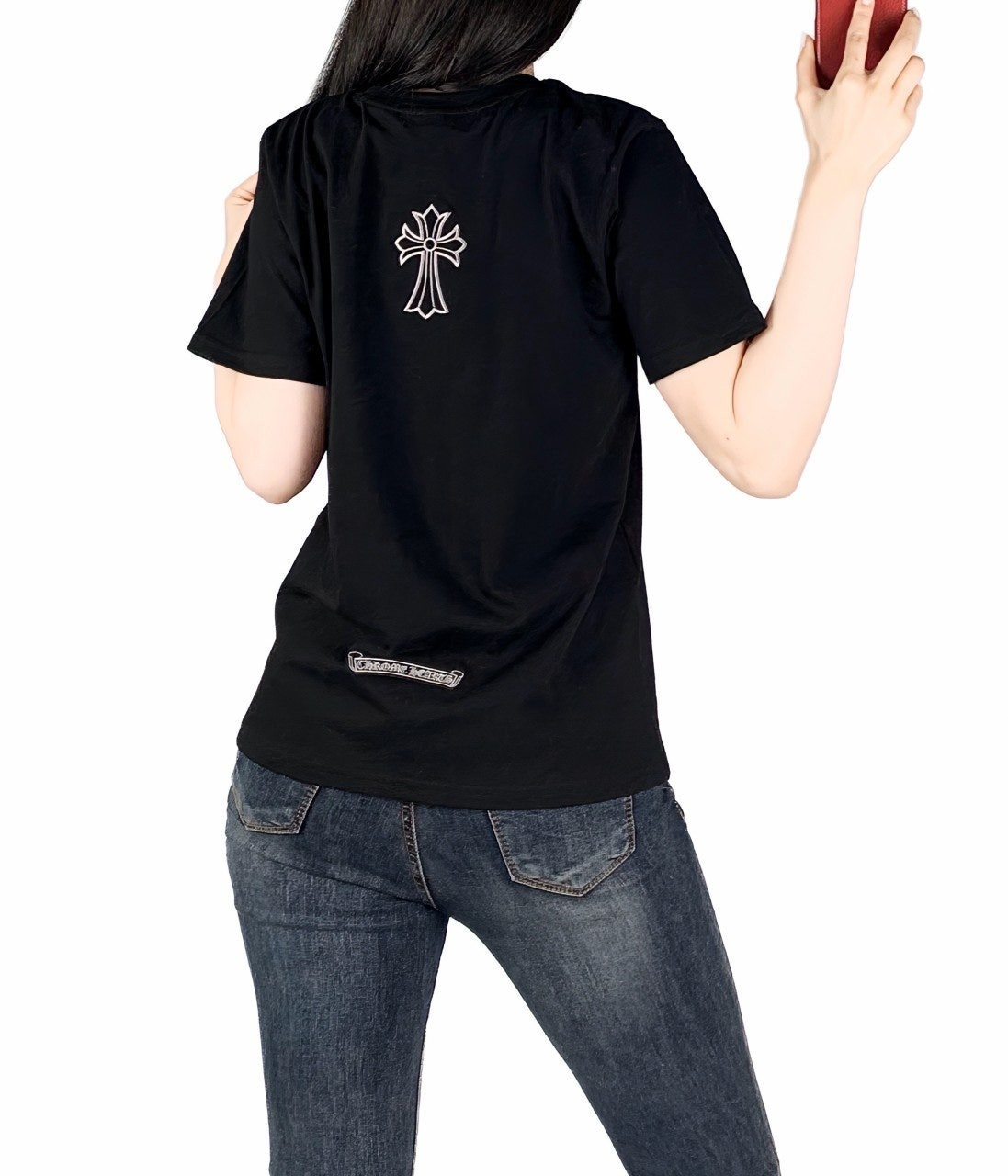 크롬 십자 원로고 반팔