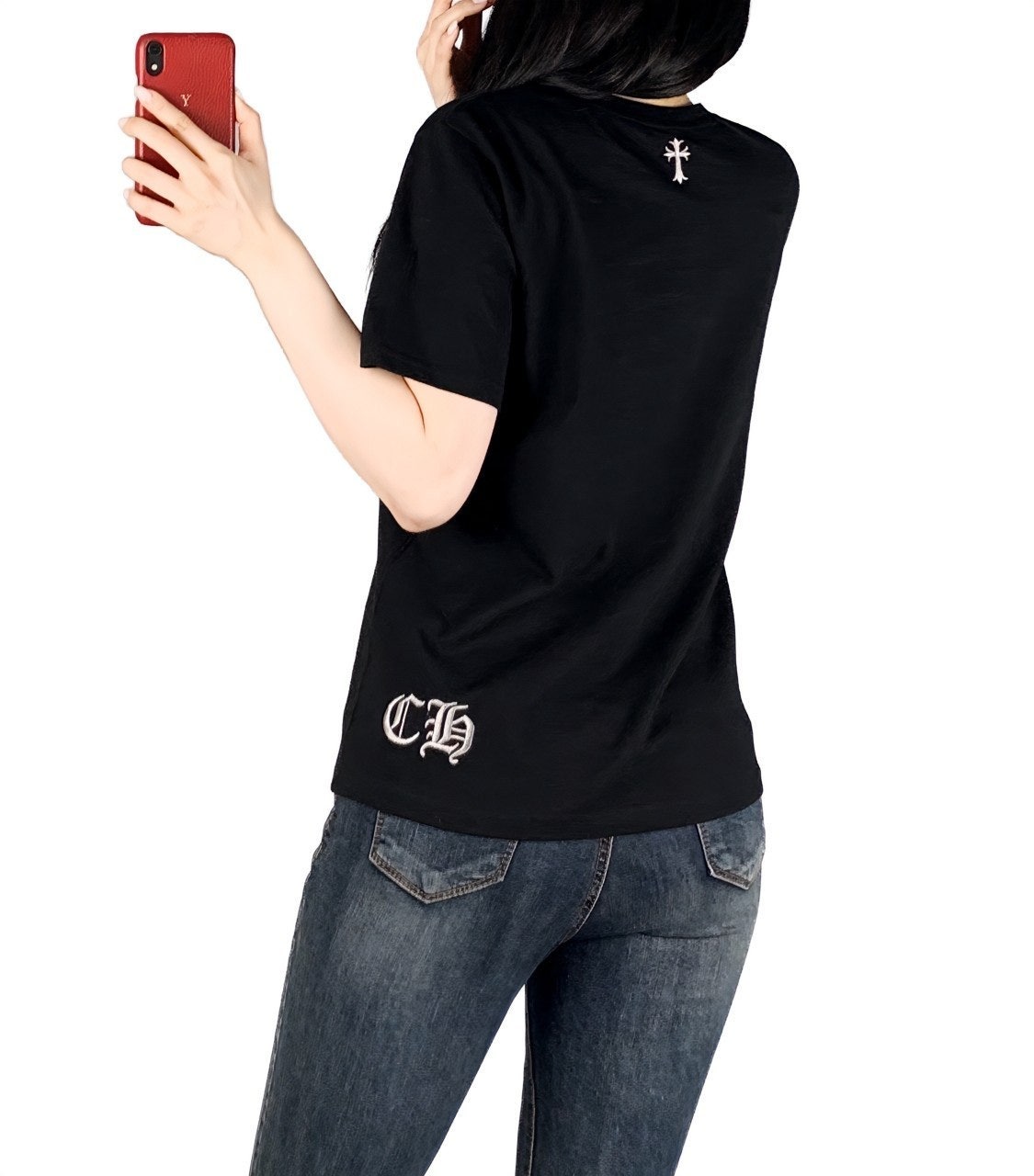 크롬 원형 반팔