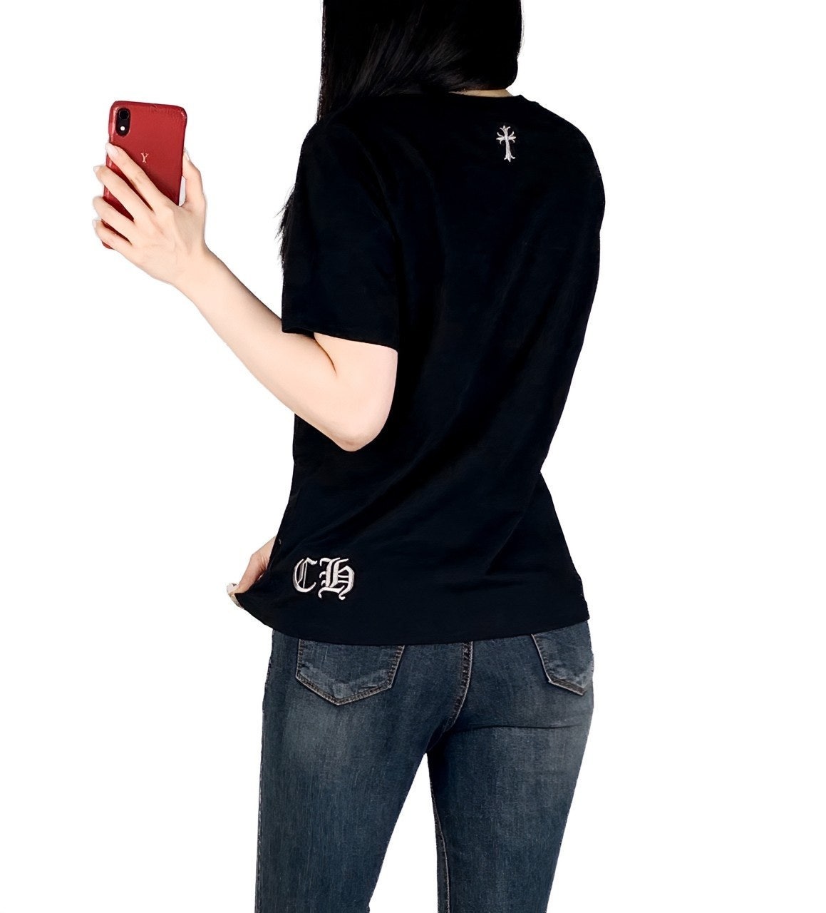 크롬 원형 반팔