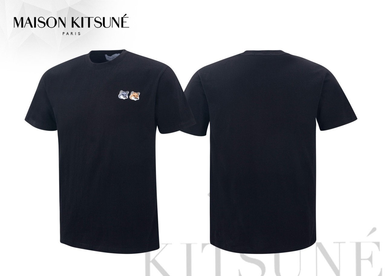 메종 더블폭스 면 반팔