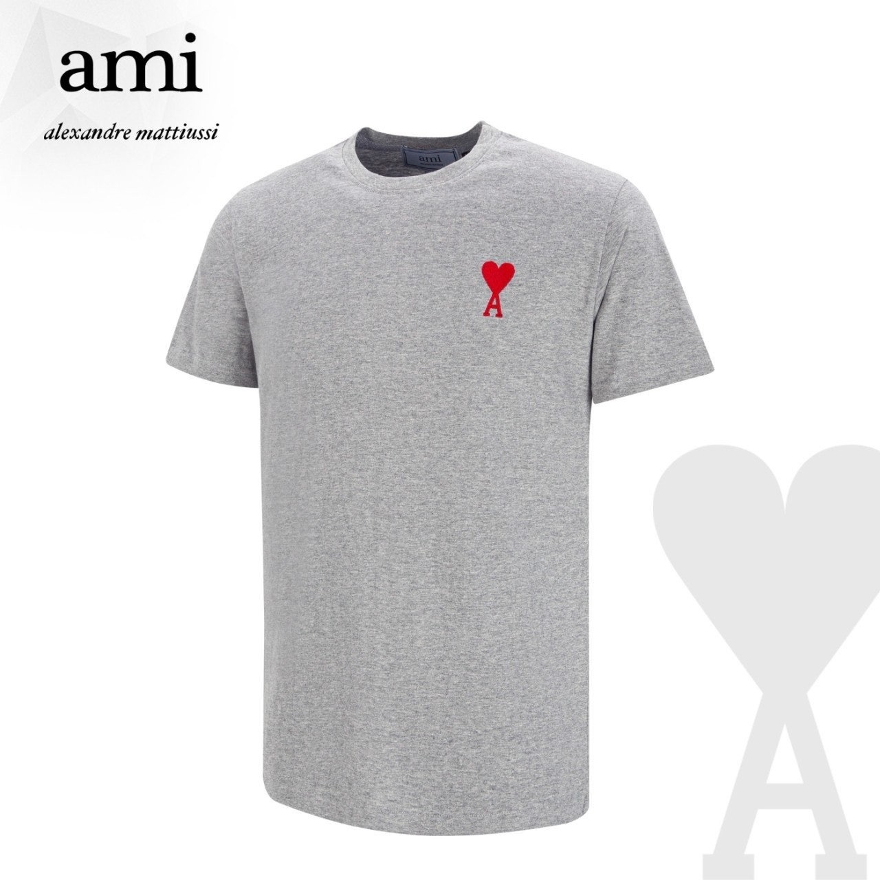 아미 스몰로고 면 반팔