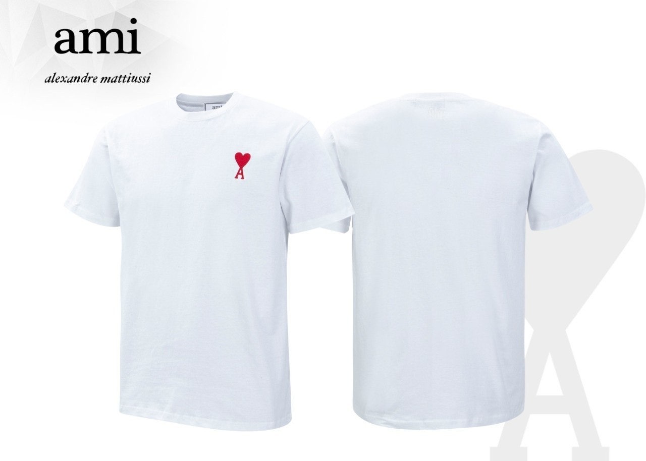 아미 스몰로고 면 반팔