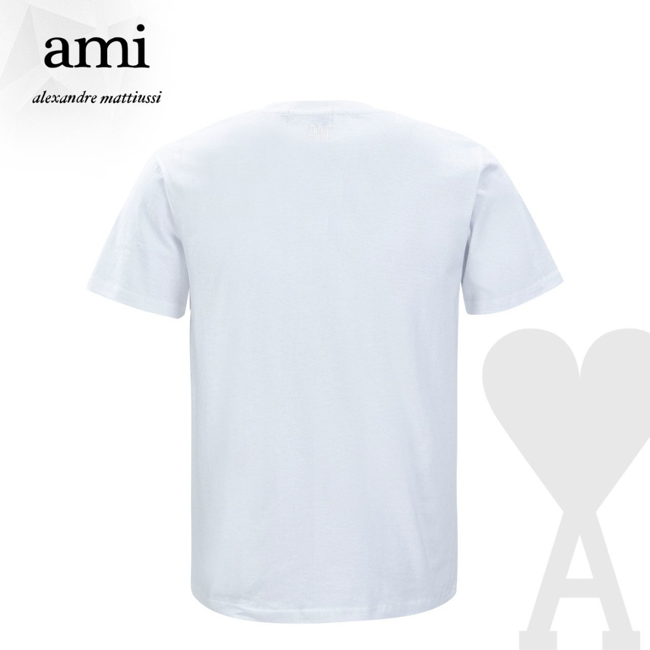 아미 스몰로고 면 반팔