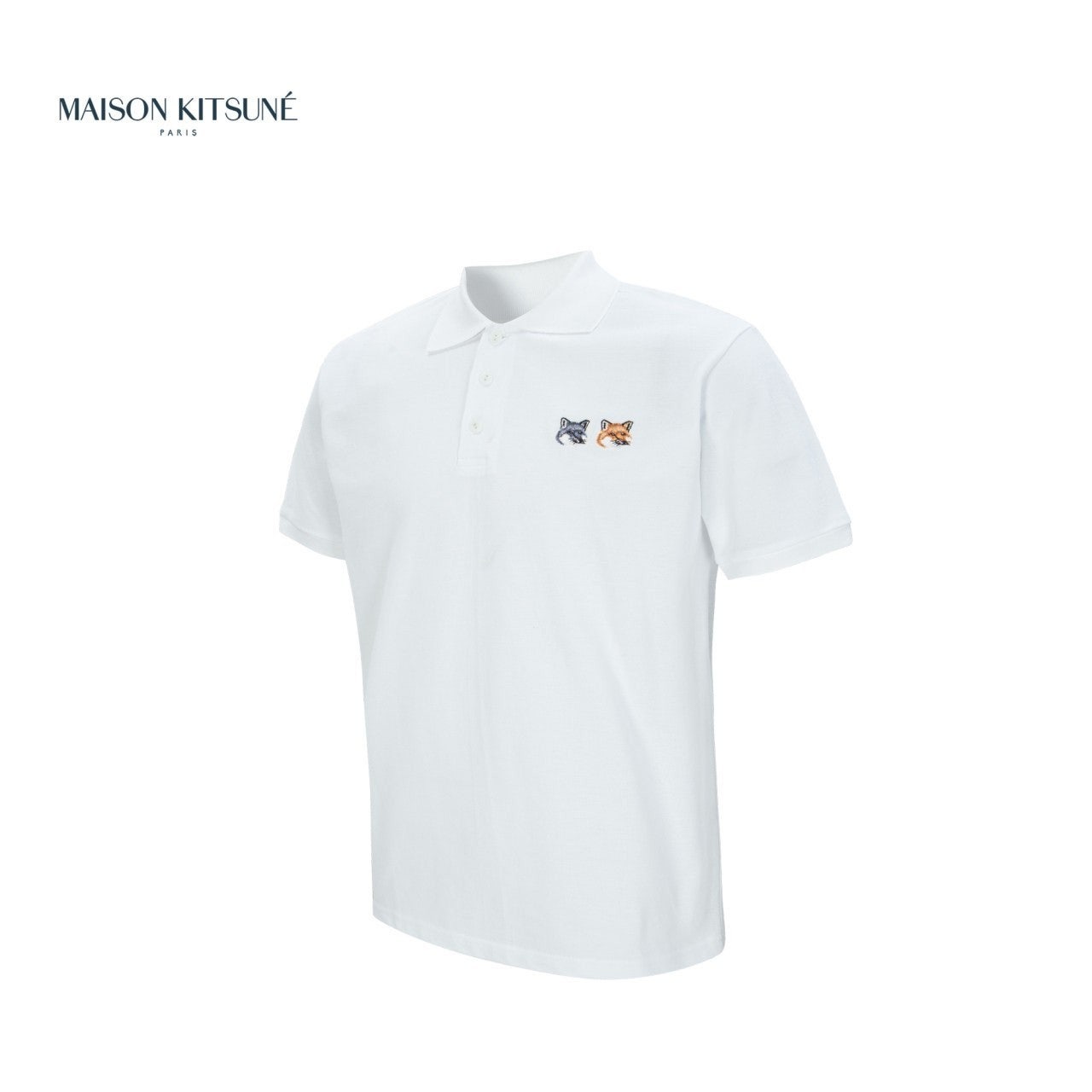 메종 더블폭스 카라 반팔