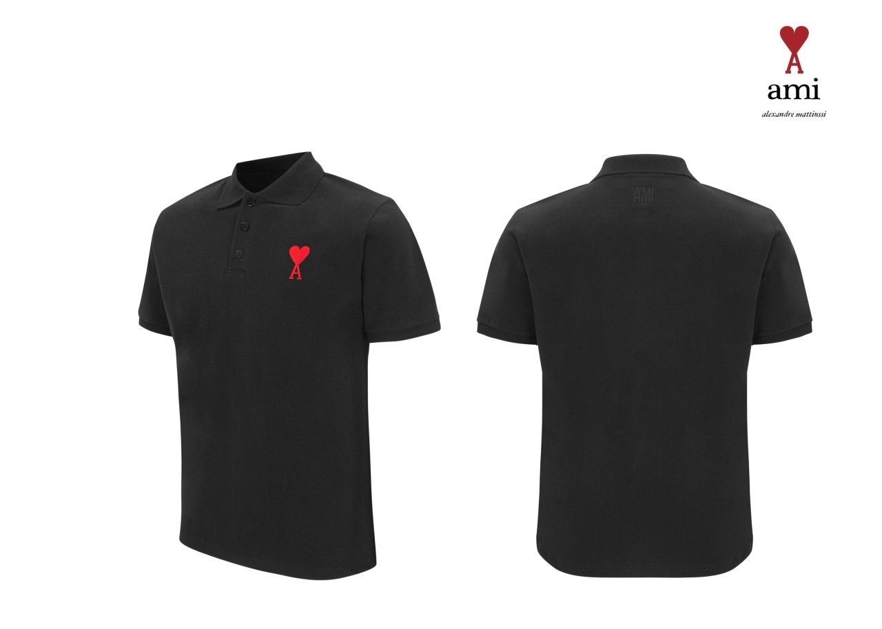 아미 스몰로고 카라 반팔