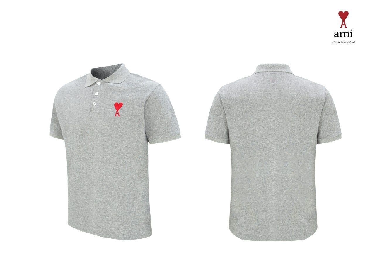 아미 스몰로고 카라 반팔