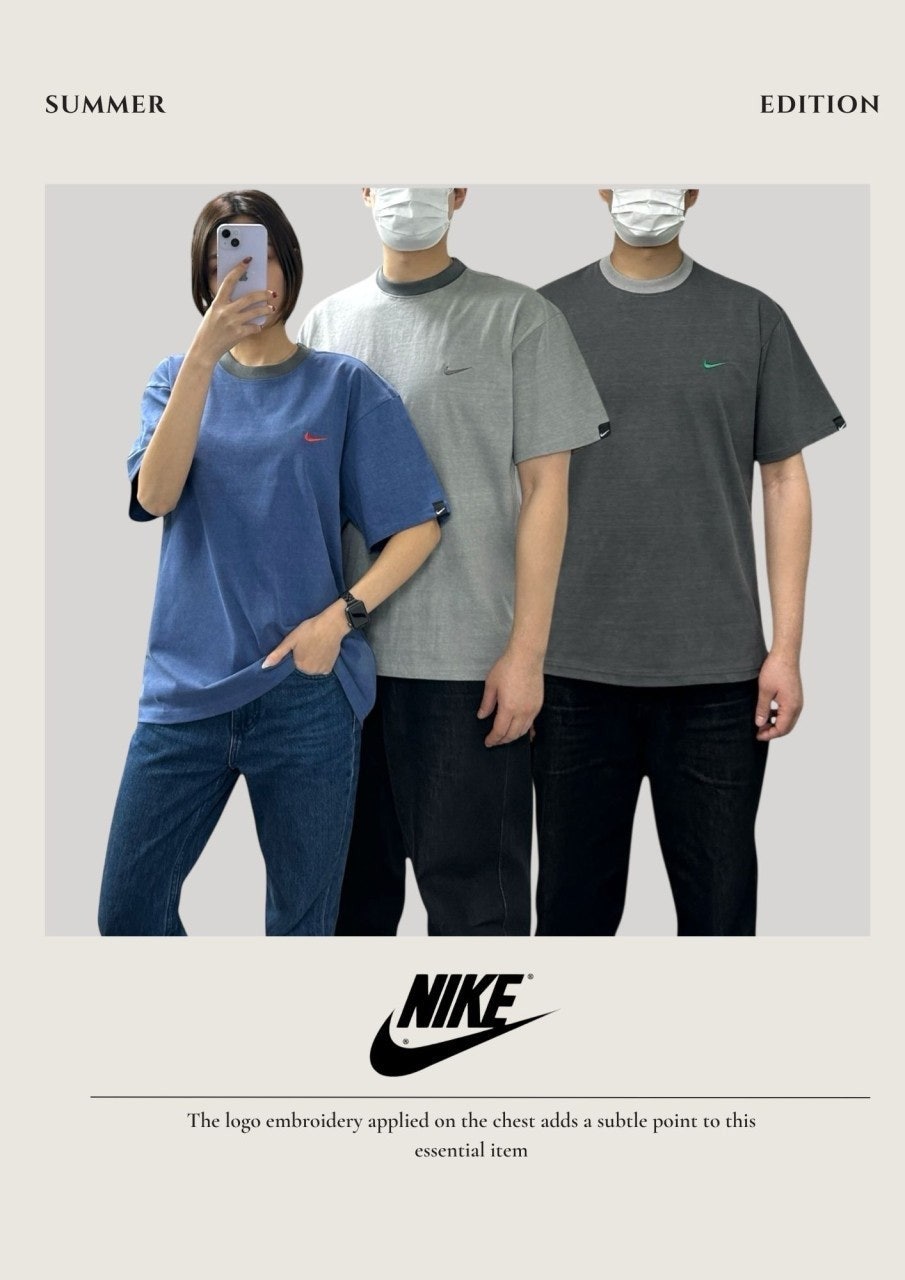 나키 피그먼트 투톤반팔