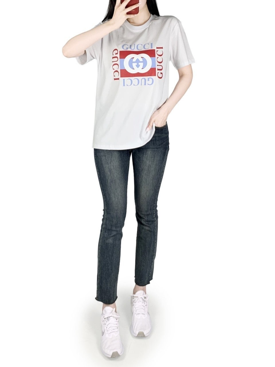 구찌 오버핏 반팔